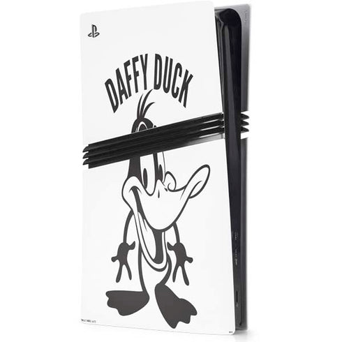 Looney Tunes Daffy Duck Big Head PS5 Pro Console Skin