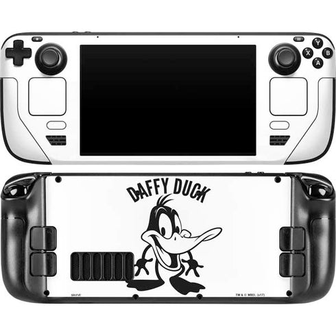 Looney Tunes Daffy Duck Big Head Steam Deck Handheld Gaming Computer OLED Skin