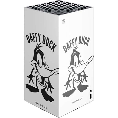 Looney Tunes Daffy Duck Big Head XBox Series X Digital Edition Console Skin
