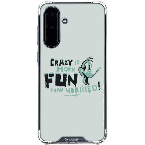 Looney Tunes Daffy Duck Crazy Galaxy A36 5G Clear Case