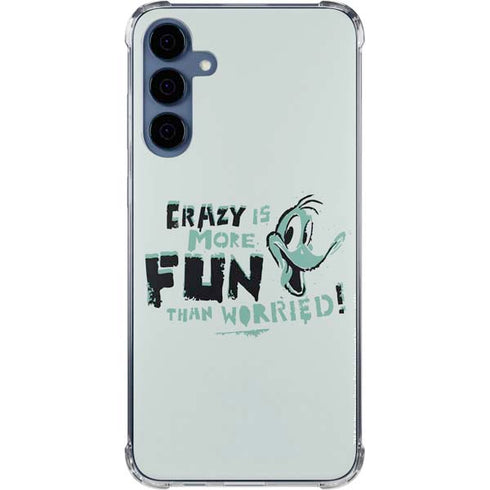 Looney Tunes Daffy Duck Crazy Galaxy A55 5G Clear Case