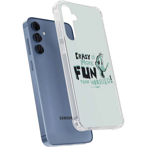 Looney Tunes Daffy Duck Crazy Galaxy A55 5G Clear Case