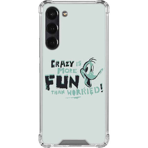 Looney Tunes Daffy Duck Crazy Galaxy S24 FE Clear Case