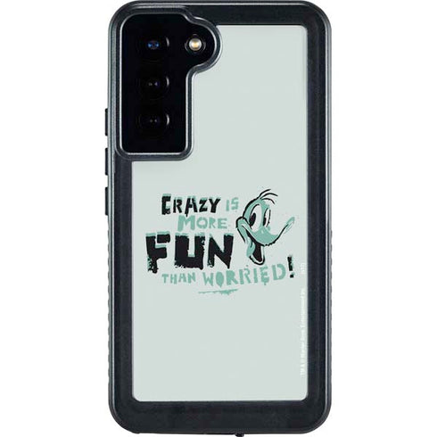 Looney Tunes Daffy Duck Crazy Galaxy S24 Plus Waterproof Case
