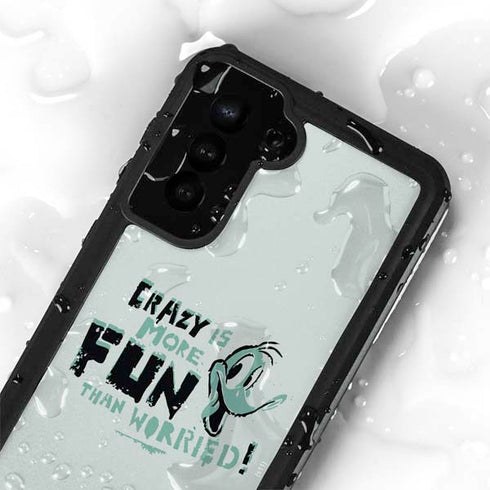 Looney Tunes Daffy Duck Crazy Galaxy S24 Plus Waterproof Case