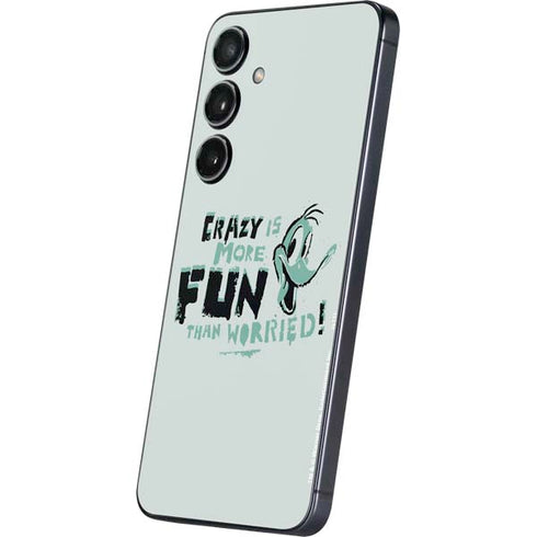 Looney Tunes Daffy Duck Crazy Galaxy S25 Skin