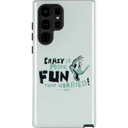Looney Tunes Daffy Duck Crazy Galaxy S25 Ultra Impact Case
