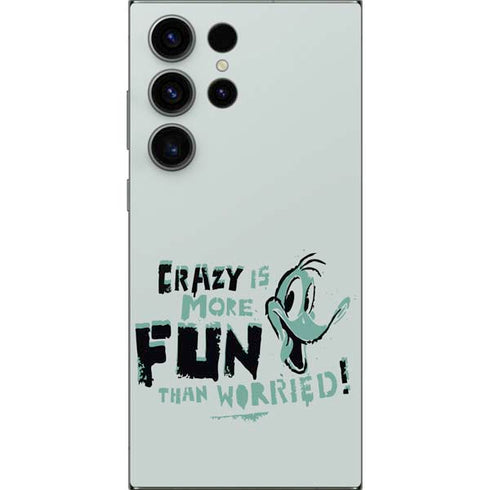 Looney Tunes Daffy Duck Crazy Galaxy S25 Ultra Skin