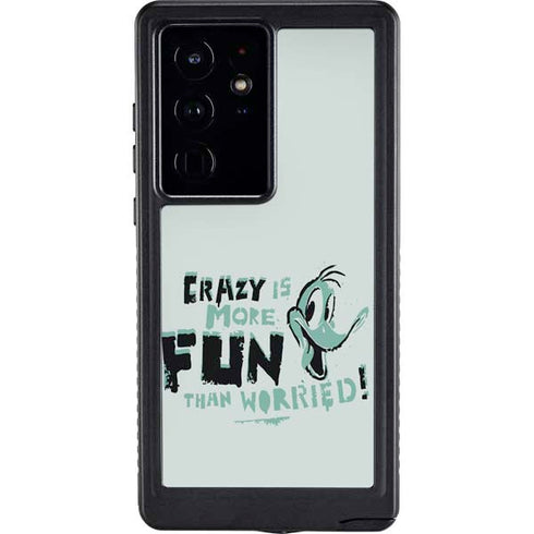 Looney Tunes Daffy Duck Crazy Galaxy S24 Ultra Waterproof Case
