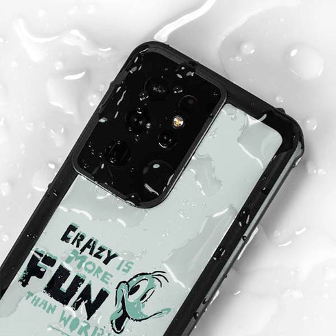 Looney Tunes Daffy Duck Crazy Galaxy S24 Ultra Waterproof Case