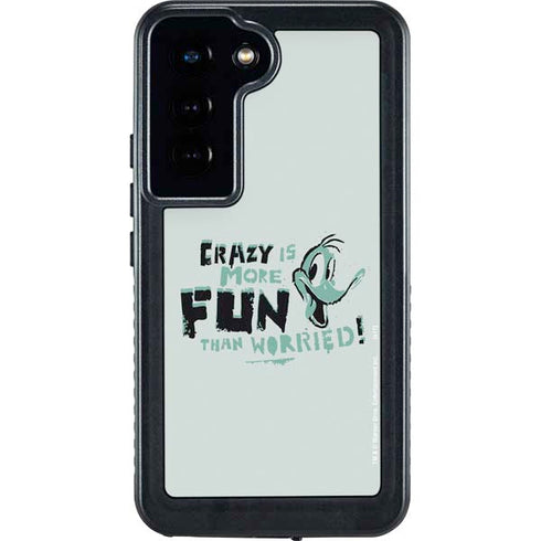 Looney Tunes Daffy Duck Crazy Galaxy S24 Waterproof Case