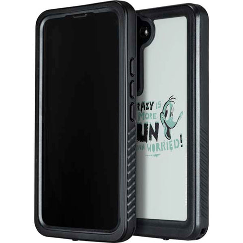 Looney Tunes Daffy Duck Crazy Galaxy S24 Waterproof Case