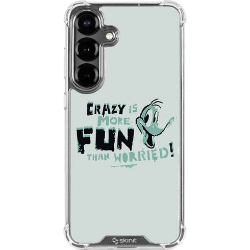 Looney Tunes Daffy Duck Crazy Galaxy S26 Clear Case