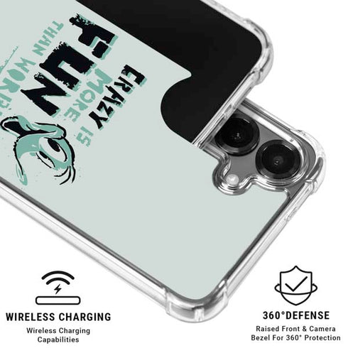 Looney Tunes Daffy Duck Crazy Galaxy S26 Plus Clear Case