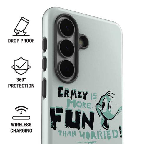 Looney Tunes Daffy Duck Crazy Galaxy S26 Plus Impact Case