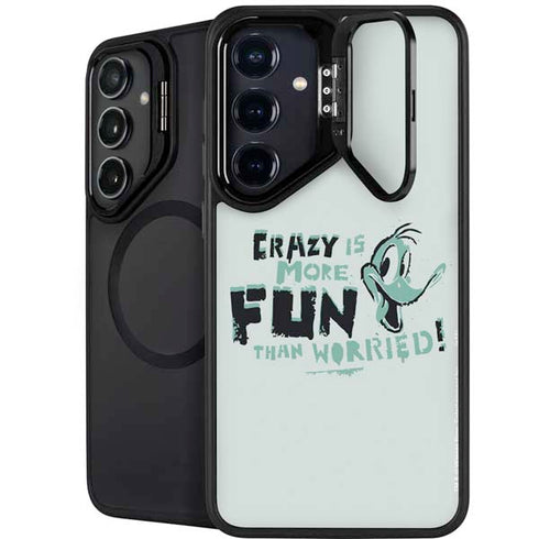 Looney Tunes Daffy Duck Crazy Galaxy S26 Plus Kickstand Case