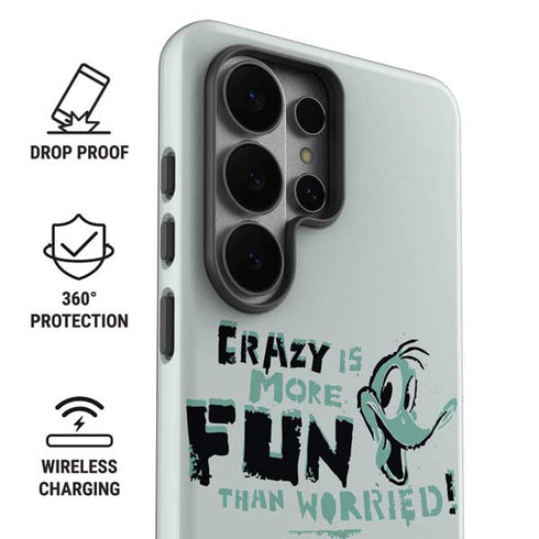 Looney Tunes Daffy Duck Crazy Galaxy S26 Ultra Impact Case