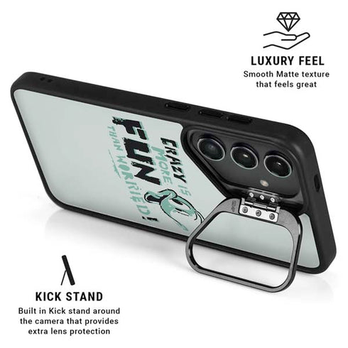 Looney Tunes Daffy Duck Crazy Galaxy S26 Ultra Kickstand Case