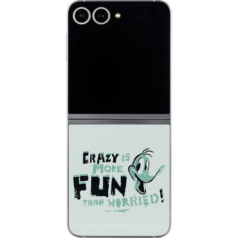 Looney Tunes Daffy Duck Crazy Galaxy Z Flip6 Skin