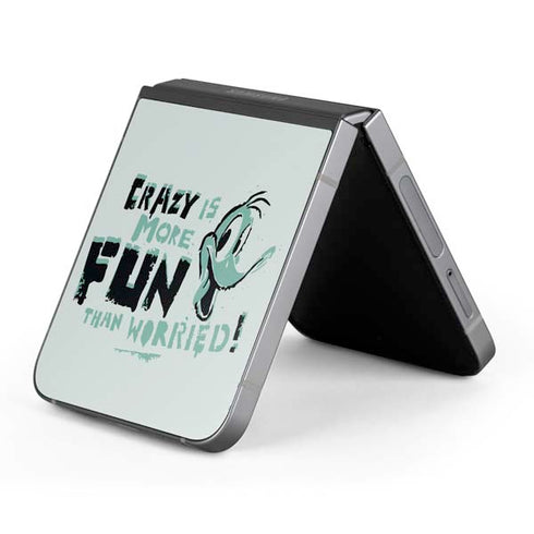 Looney Tunes Daffy Duck Crazy Galaxy Z Flip6 Skin