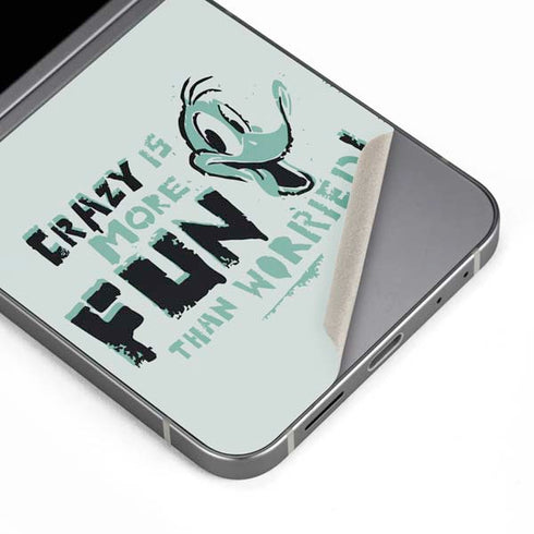 Looney Tunes Daffy Duck Crazy Galaxy Z Flip6 Skin