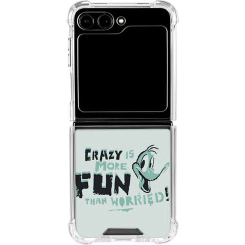 Looney Tunes Daffy Duck Crazy Galaxy Z Flip6 Clear Case