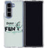 Looney Tunes Daffy Duck Crazy Galaxy Z Fold5 5G Clear Case