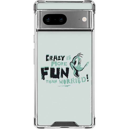Looney Tunes Daffy Duck Crazy Google Pixel 8a Clear Case