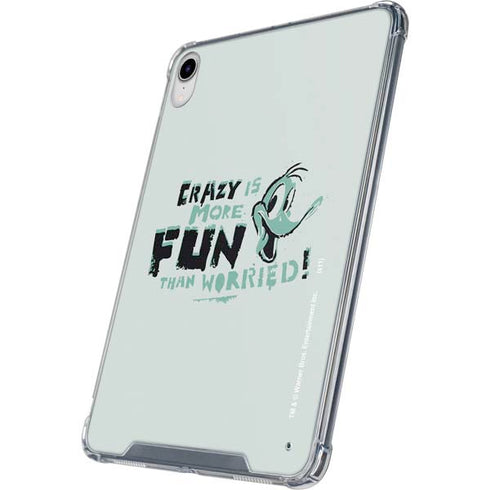 Looney Tunes Daffy Duck Crazy iPad 11th Gen (2025) Clear Case