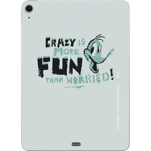 Looney Tunes Daffy Duck Crazy Apple iPad Air Skin