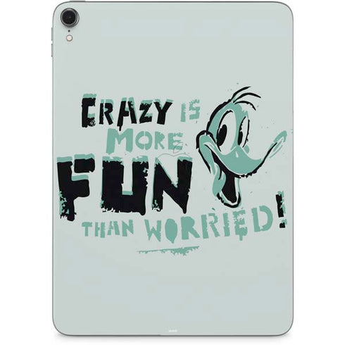 Looney Tunes Daffy Duck Crazy Apple iPad Pro Skin