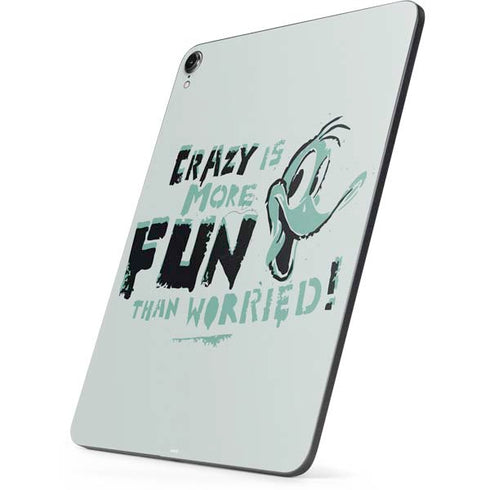 Looney Tunes Daffy Duck Crazy Apple iPad Pro Skin