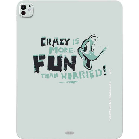 Looney Tunes Daffy Duck Crazy iPad Pro 13in M4 (2024) Skin