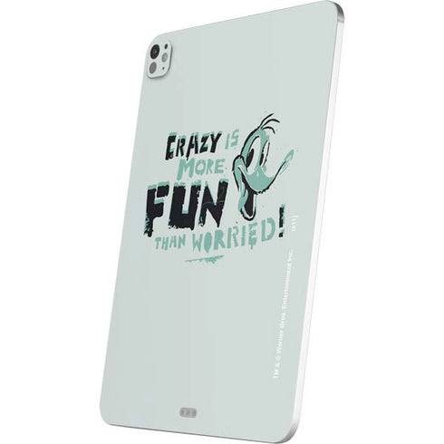 Looney Tunes Daffy Duck Crazy iPad Pro 13in M4 (2024) Skin