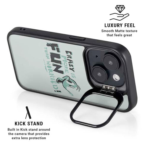 Looney Tunes Daffy Duck Crazy iPhone 13 Kickstand Case