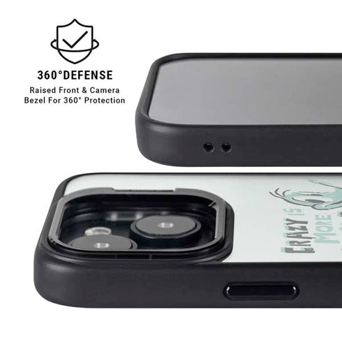 Looney Tunes Daffy Duck Crazy iPhone 14 Kickstand Case