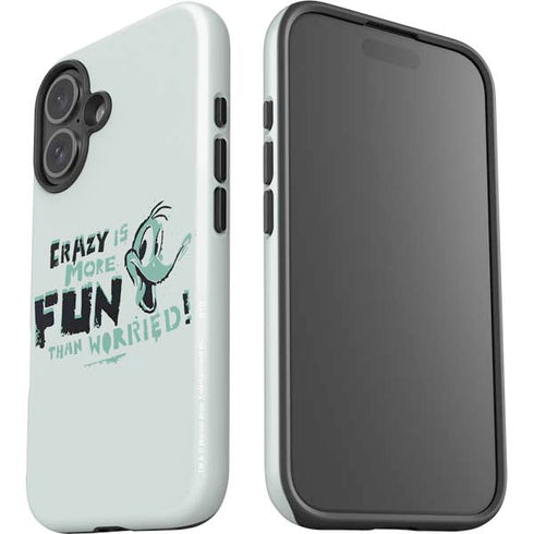 Looney Tunes Daffy Duck Crazy iPhone 16 Impact Case
