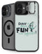 Looney Tunes Daffy Duck Crazy iPhone 16 Kickstand Case