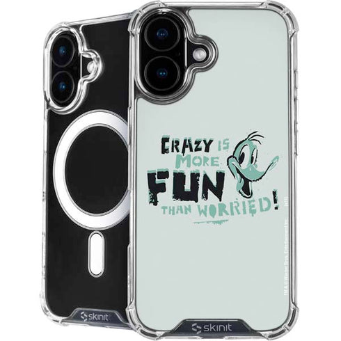 Looney Tunes Daffy Duck Crazy iPhone 16 Plus MagSafe Case