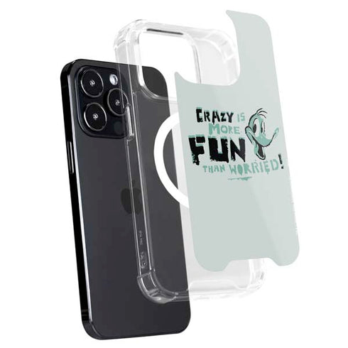 Looney Tunes Daffy Duck Crazy iPhone 16 Pro MagSafe Case