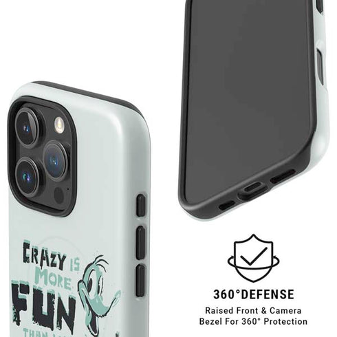 Looney Tunes Daffy Duck Crazy iPhone 16 Pro Magsafe Impact Case