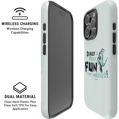 Looney Tunes Daffy Duck Crazy iPhone 16 Pro Magsafe Impact Case