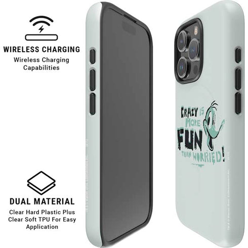 Looney Tunes Daffy Duck Crazy iPhone 16 Pro Max Magsafe Impact Case