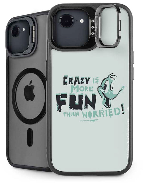 Looney Tunes Daffy Duck Crazy iPhone 16e Kickstand Case