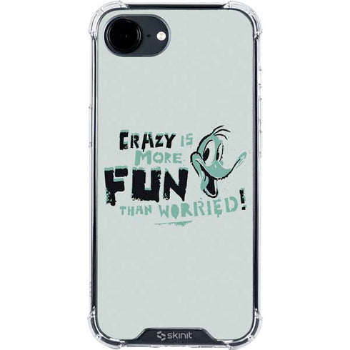 Looney Tunes Daffy Duck Crazy iPhone 16e Clear Case