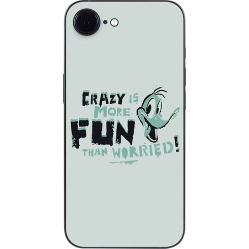 Looney Tunes Daffy Duck Crazy iPhone 16e Skin