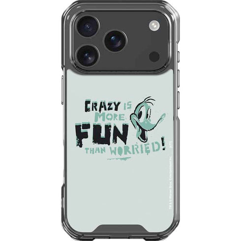 Looney Tunes Daffy Duck Crazy iPhone 18 Pro Clear Case