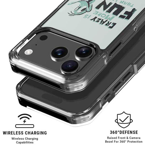 Looney Tunes Daffy Duck Crazy iPhone 18 Pro Clear Case