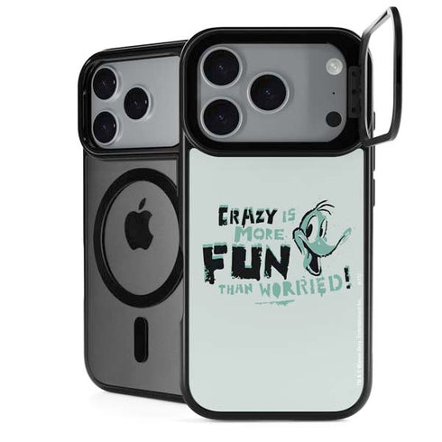 Looney Tunes Daffy Duck Crazy iPhone 18 Pro Max Kickstand Case