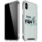 Looney Tunes Daffy Duck Crazy iPhone X/XS Clear Case